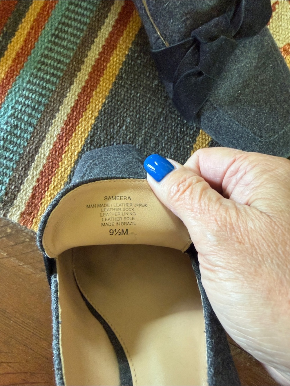 Gray Bow-Accent Women's Heels - Picture 3 of 6